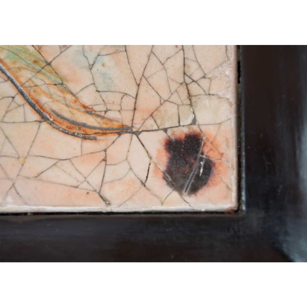 Mayodon et Spade, Meuble-bar laqué noir et céramique, vers 1940 | Biron Mayodon et Spade, Meuble-bar laqué noir et céramique, vers 1940