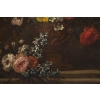 Bouquet De Fleurs Sur Un Entablement.J-B Bosschaert XVIII Siècle