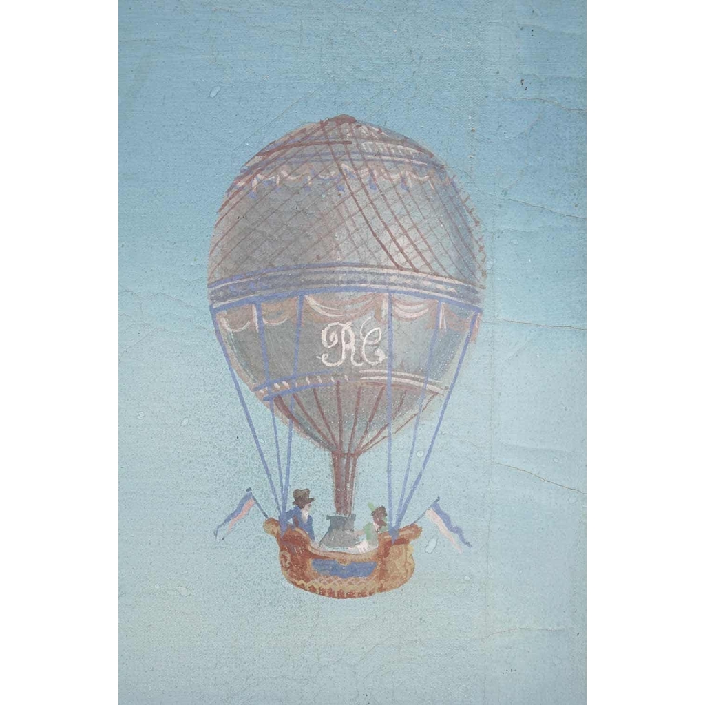 Paravent Directoire figurant un jardin d’inspiration néoclassique, fin XVIIIème siècle | Biron Paravent Directoire figurant un jardin d’inspiration néoclassique, fin XVIIIème siècle