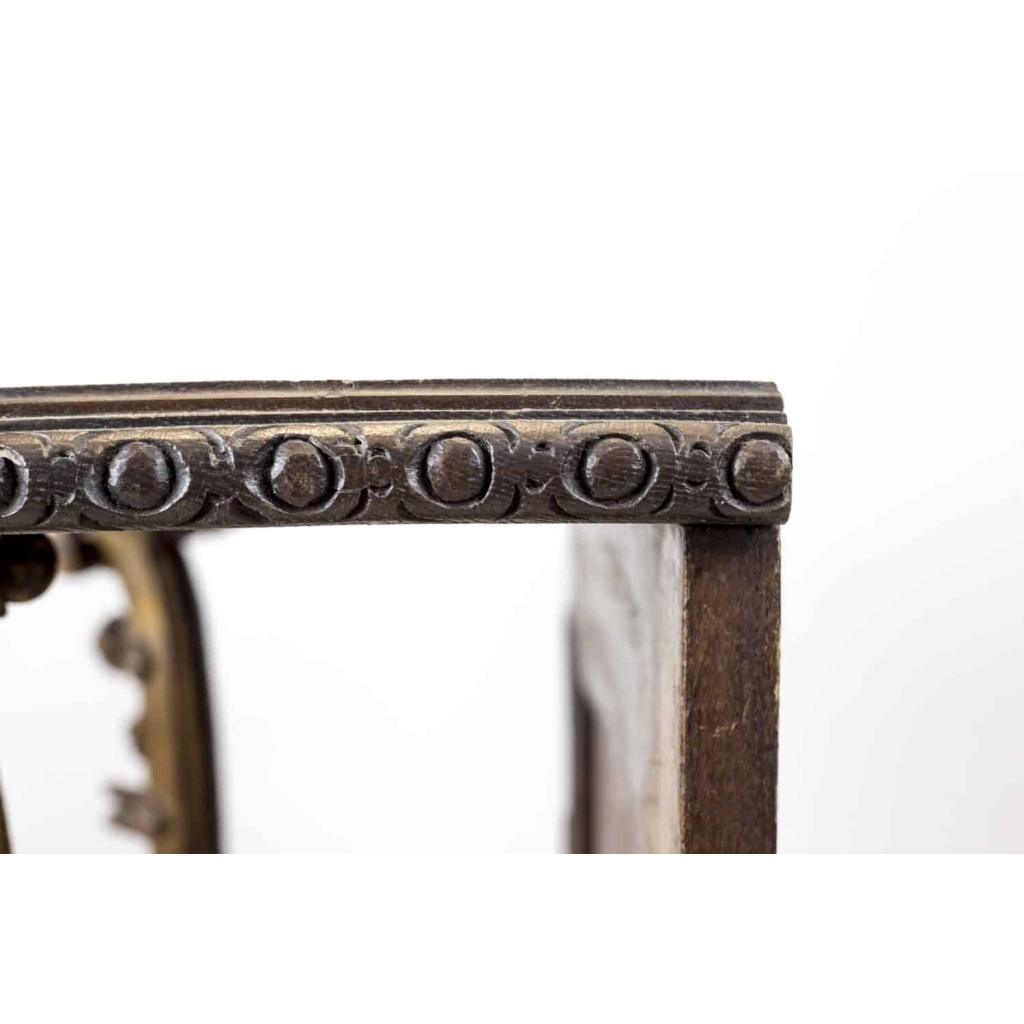 Console sellette en chêne, XVIIIe et XIXe siècles | Biron Console sellette en chêne, XVIIIe et XIXe siècles
