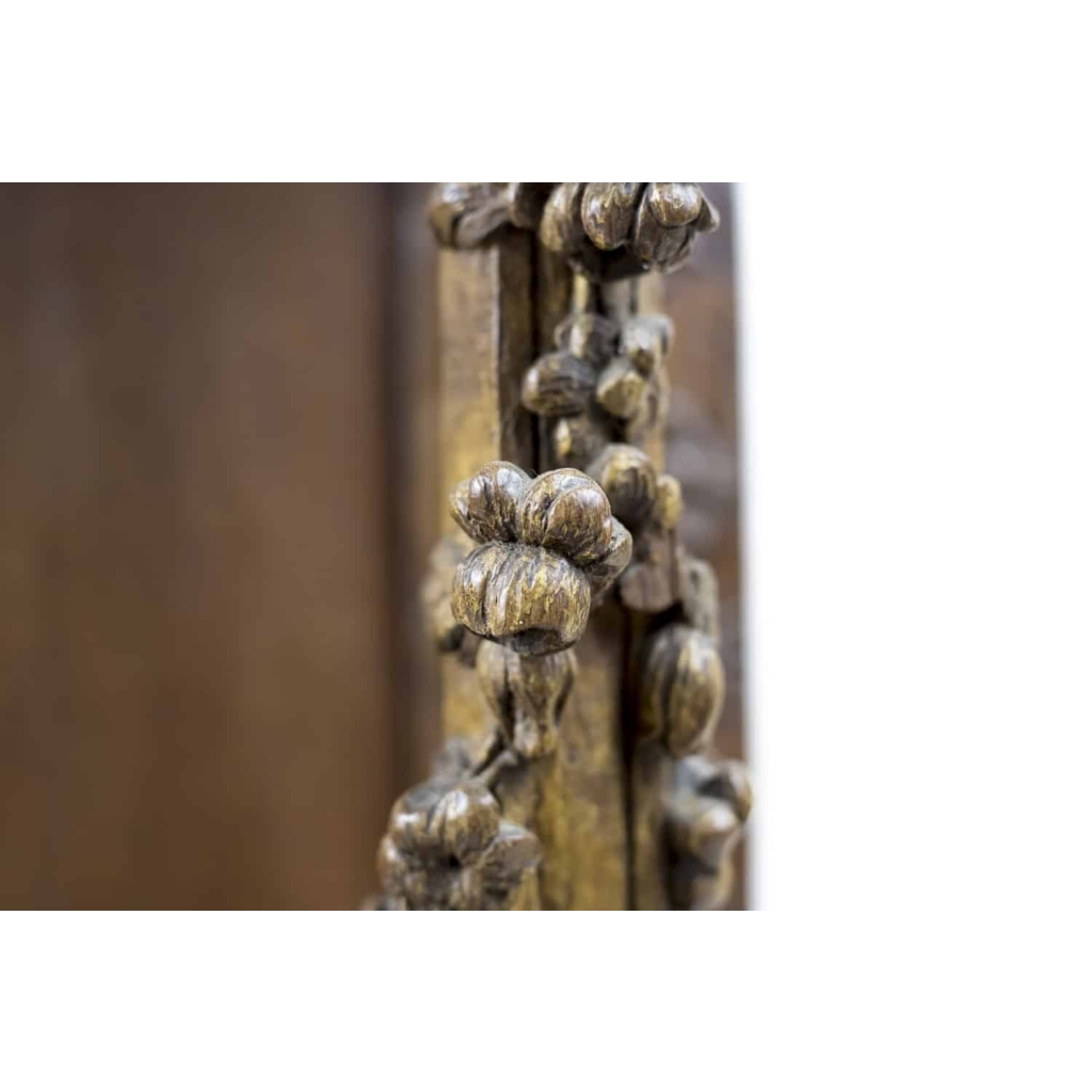 Console sellette en chêne, XVIIIe et XIXe siècles | Biron Console sellette en chêne, XVIIIe et XIXe siècles