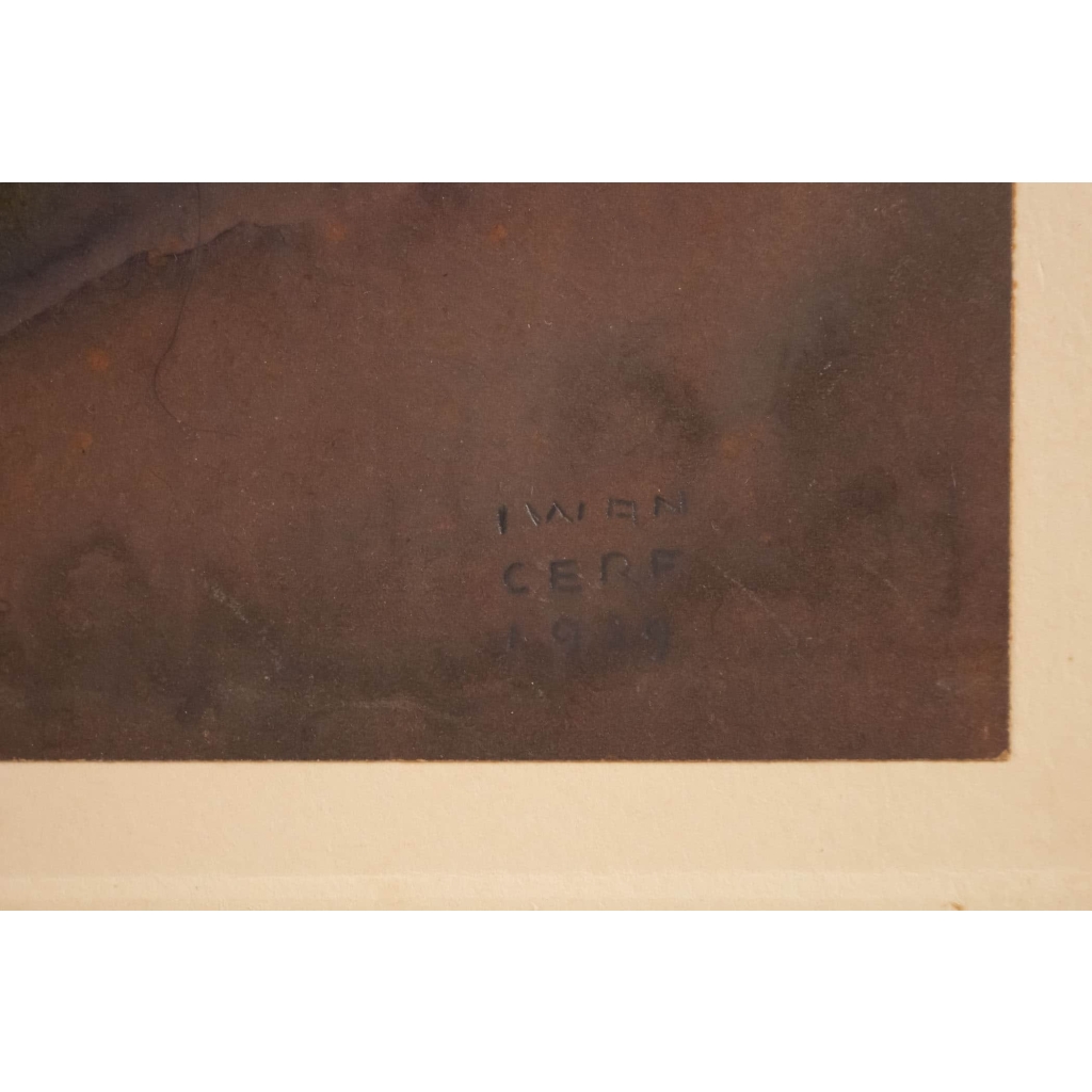 Iwan CERF (Ivan Cerf) (1883, Verviers– 1963, Paris) Peintre, dessinateur et graveur belge 