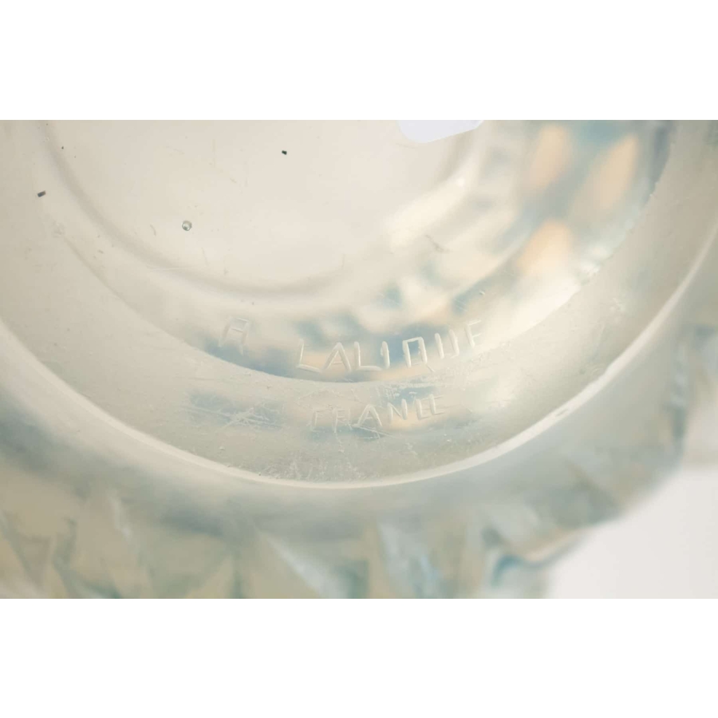 René Lalique Opalescent Vase « Prunes » | Biron René Lalique Opalescent Vase "Prunes"