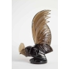 René LALIQUE (1860- 1945) Mascotte « Coq Nain » Topaze | Biron |||||