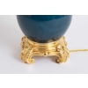 Théodore Deck, Paire de lampes en porcelaine bleue, vers 1880