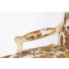 J.-B. Tilliard, Paire de fauteuils style Louis XV laqués crème, vers 1950
