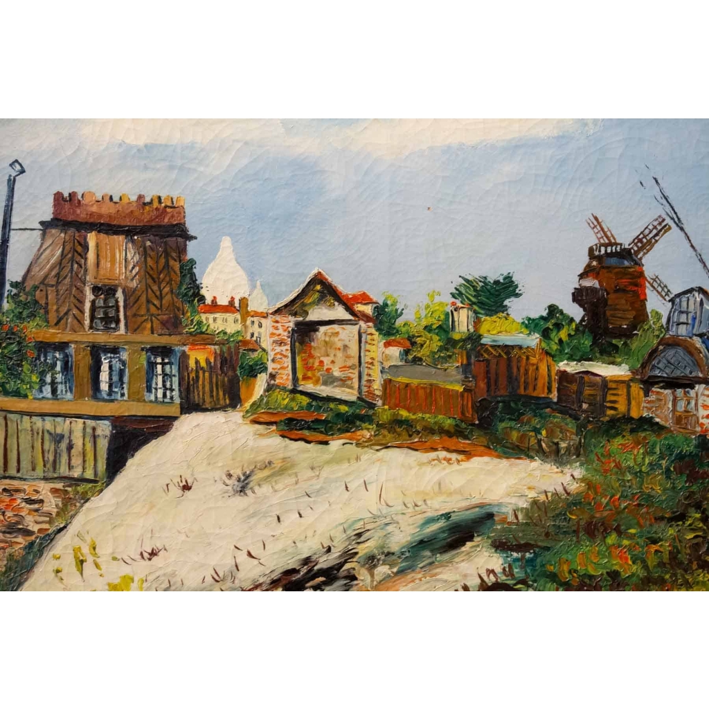 Le Moulin de la Galette, Montmartre par Elisée Maclet 1881-1962