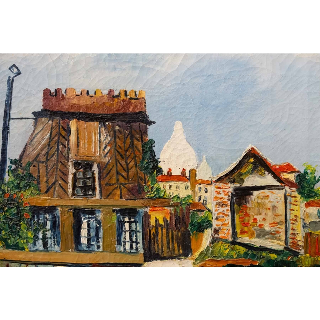 Le Moulin de la Galette, Montmartre par Elisée Maclet 1881-1962