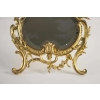 Miroir De Table En Bronze Doré d’Origine, d’époque Napoléon III, Style Louis XV, 19ème Siècle | Biron Miroir De Table En Bronze Doré d'Origine, d'époque Napoléon III, Style Louis XV, 19ème Siècle