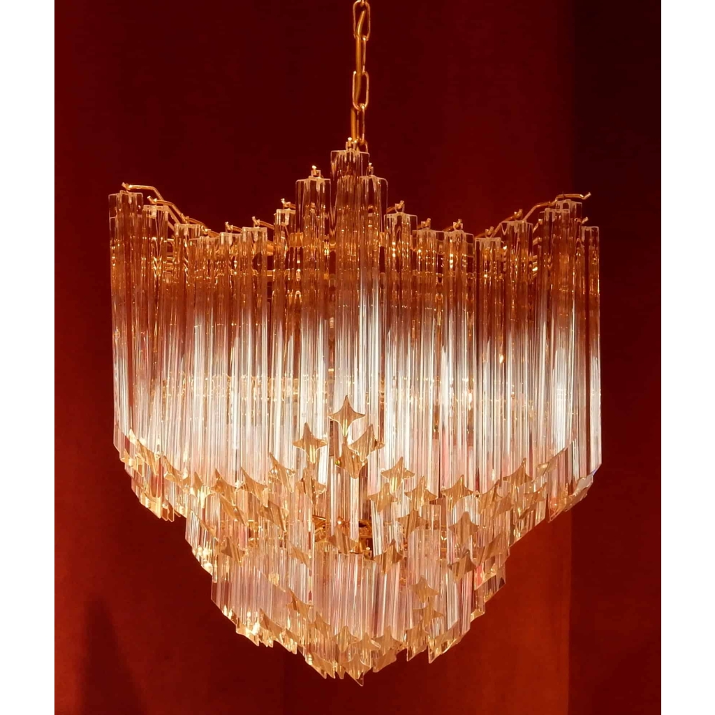 1970′ Lustre Venini 148 Cristaux | Biron |||||||||||
