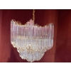 1970′ Lustre Venini 148 Cristaux | Biron 1970' Lustre Venini 148 Cristaux