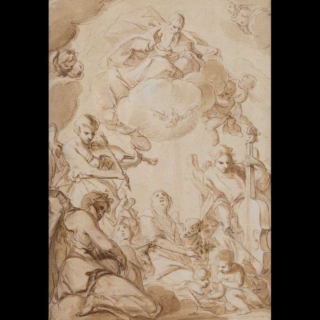 Descente du Saint-Esprit – Entourage d’Abraham Bloemaert (1564 – 1651) | Biron ||