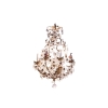 Capodimonte, Lustre cage en porcelaine et pampilles de cristal, vers 1900 | Biron ||||