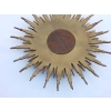 1970′ Miroir Soleil Résine Dorée | Biron 1970' Miroir Soleil Résine Dorée