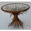 1970' Table Gerbe de Blé avec Ceinture Style Coco Chanel