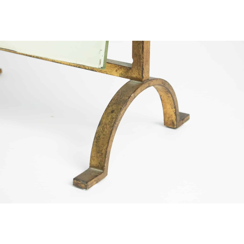 Miroir En Fer Forgé Doré, Néoclassique Des Années 1960, Mid Century Art | Biron Miroir En Fer Forgé Doré, Néoclassique Des Années 1960, Mid Century Art