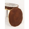 Table bouillotte de style Louis XV en bois de violette, fin XIXe siècle