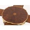 Table bouillotte de style Louis XV en bois de violette, fin XIXe siècle