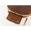 Table bouillotte de style Louis XV en bois de violette, fin XIXe siècle