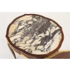 Table bouillotte de style Louis XV en bois de violette, fin XIXe siècle