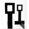 Paire de Chenets Cubiste 1940 | Biron Paire de Chenets Cubiste 1940