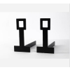 Paire de Chenets Cubiste 1940 | Biron Paire de Chenets Cubiste 1940