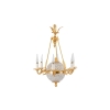 Suspension de style Empire en cristal et bronze doré, vers 1950 | Biron |||||||||