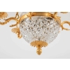 Suspension de style Empire en cristal et bronze doré, vers 1950 | Biron Suspension de style Empire en cristal et bronze doré, vers 1950