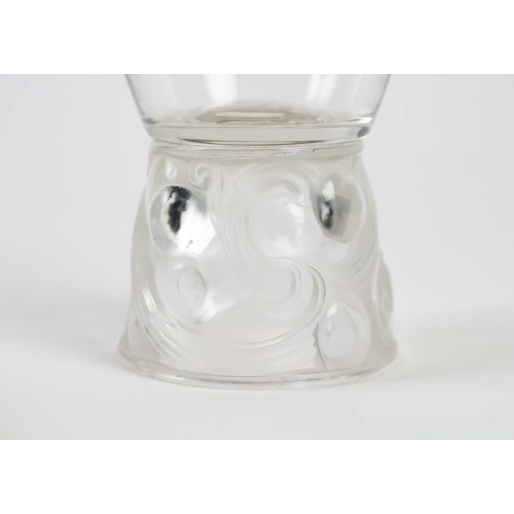 René Lalique 11 gobelets « Marienthal » | Biron René Lalique 11 gobelets "Marienthal"