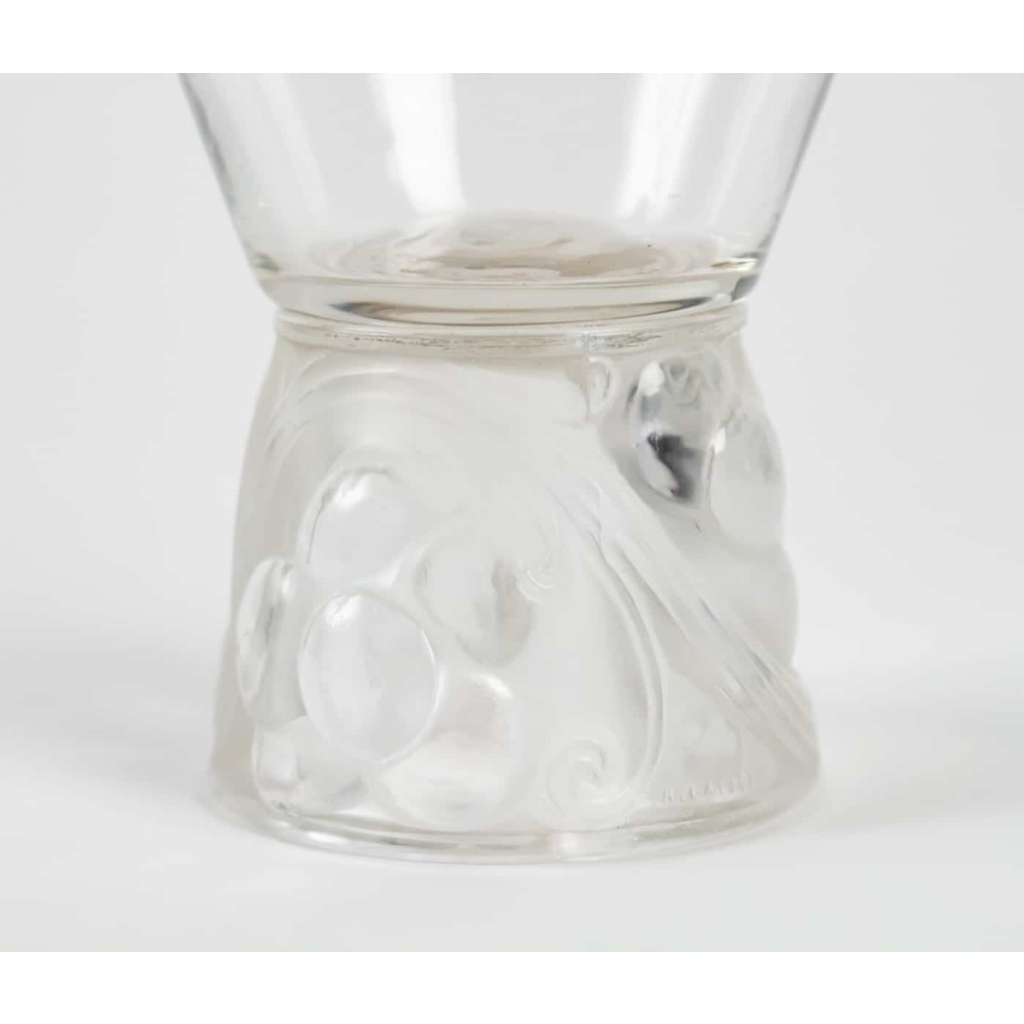 René Lalique 11 gobelets « Marienthal » | Biron René Lalique 11 gobelets "Marienthal"