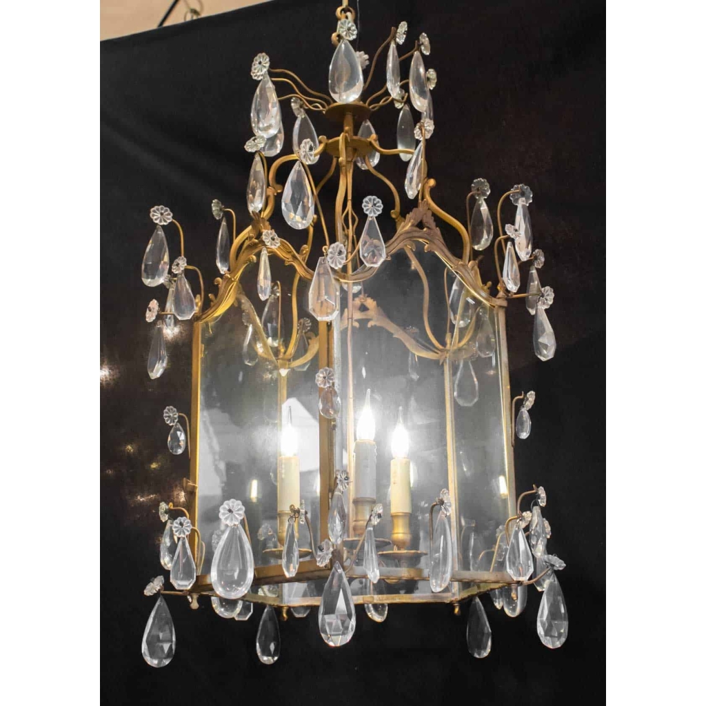 Lanterne Transition d’époque Louis XV-louis XVI, 3 Lumières | Biron Lanterne Transition d'époque Louis XV-louis XVI, 3 Lumières
