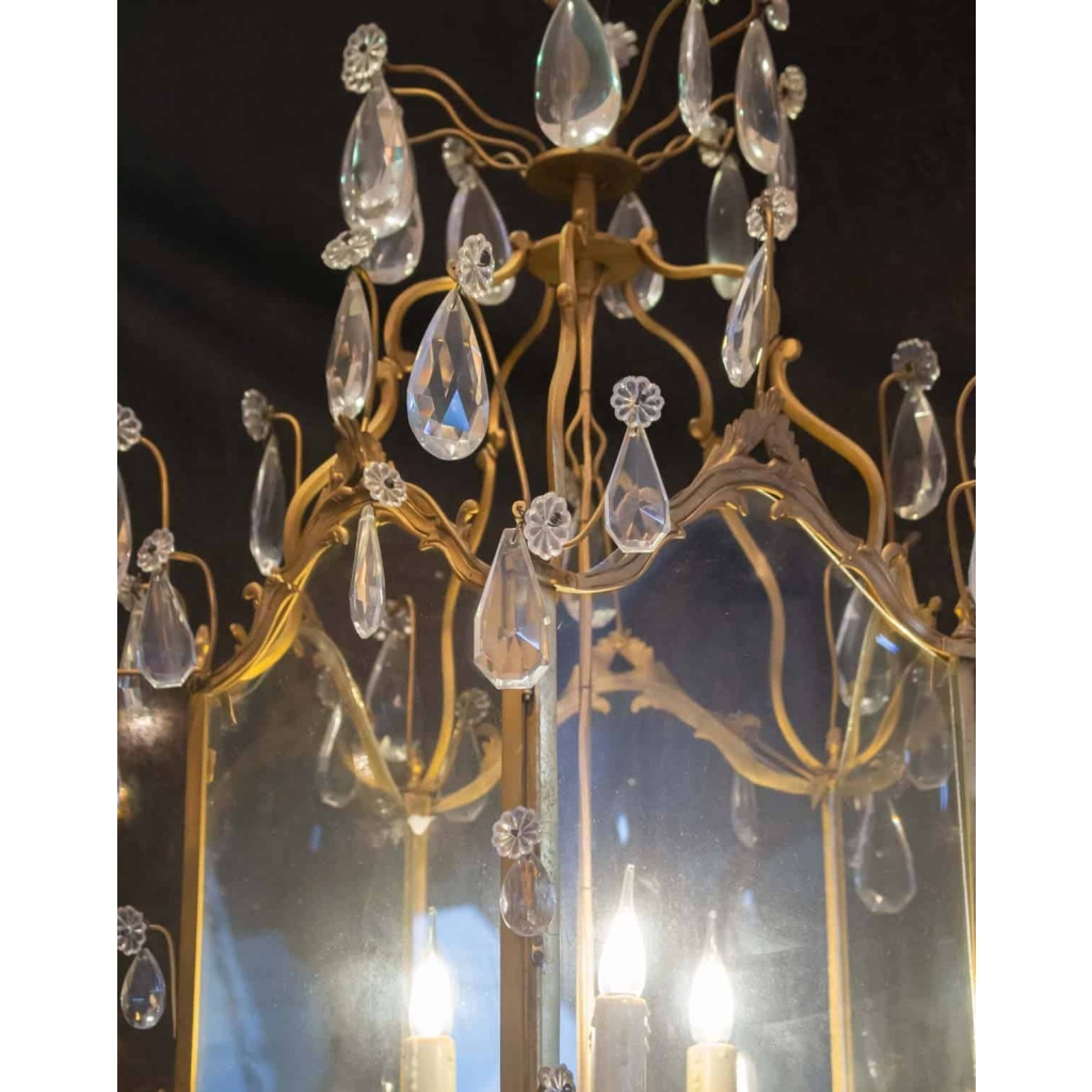 Lanterne Transition d’époque Louis XV-louis XVI, 3 Lumières | Biron Lanterne Transition d'époque Louis XV-louis XVI, 3 Lumières