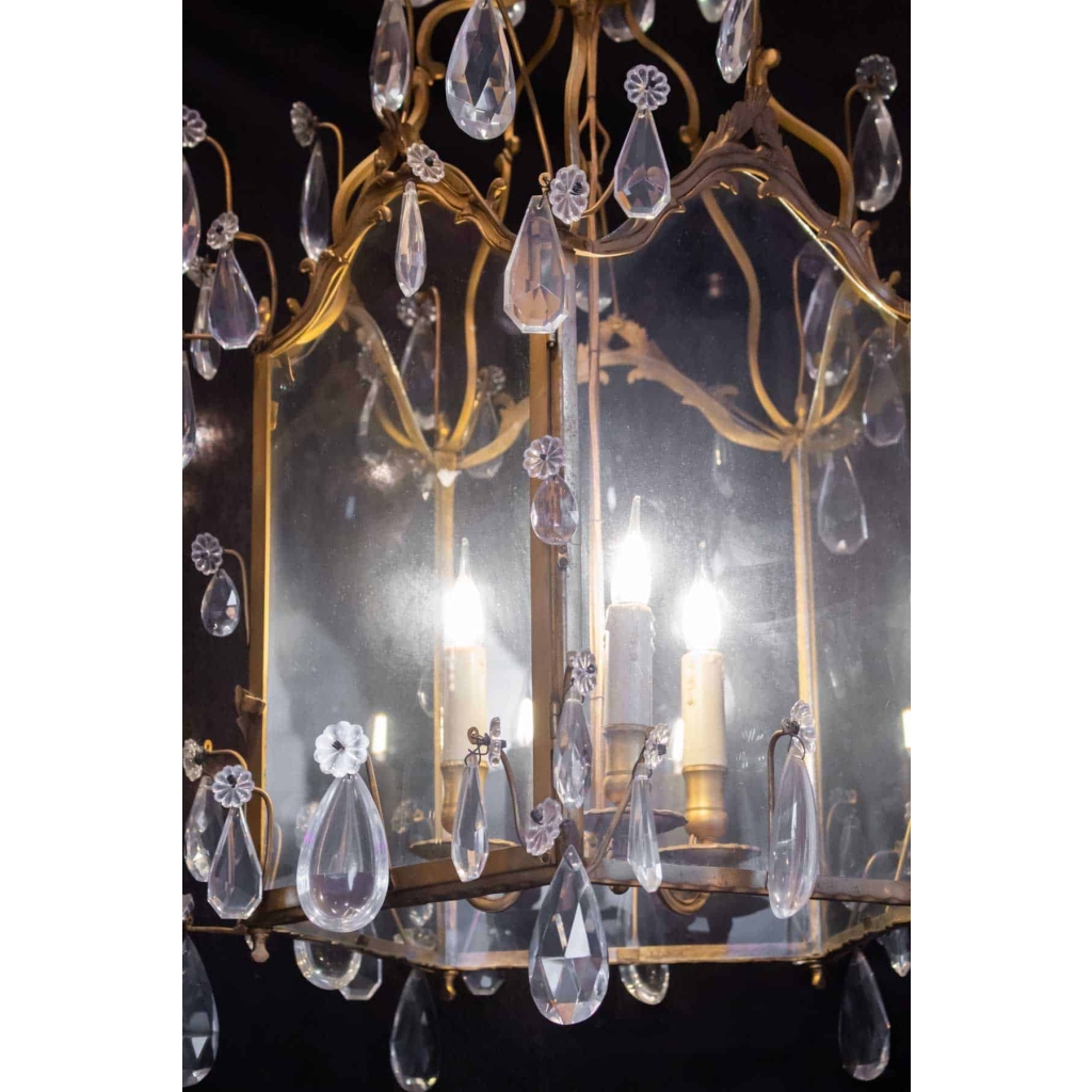 Lanterne Transition d’époque Louis XV-louis XVI, 3 Lumières | Biron Lanterne Transition d'époque Louis XV-louis XVI, 3 Lumières