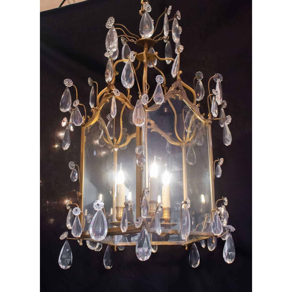 Lanterne Transition d’époque Louis XV-louis XVI, 3 Lumières | Biron Lanterne Transition d'époque Louis XV-louis XVI, 3 Lumières