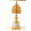 Maison Charles, Lampe « Pomme de pin » en bronze doré, années 1970