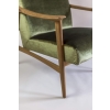 Arne Hovmand Olsen, Paire de fauteuils scandinaves teck et velours, vers 1970