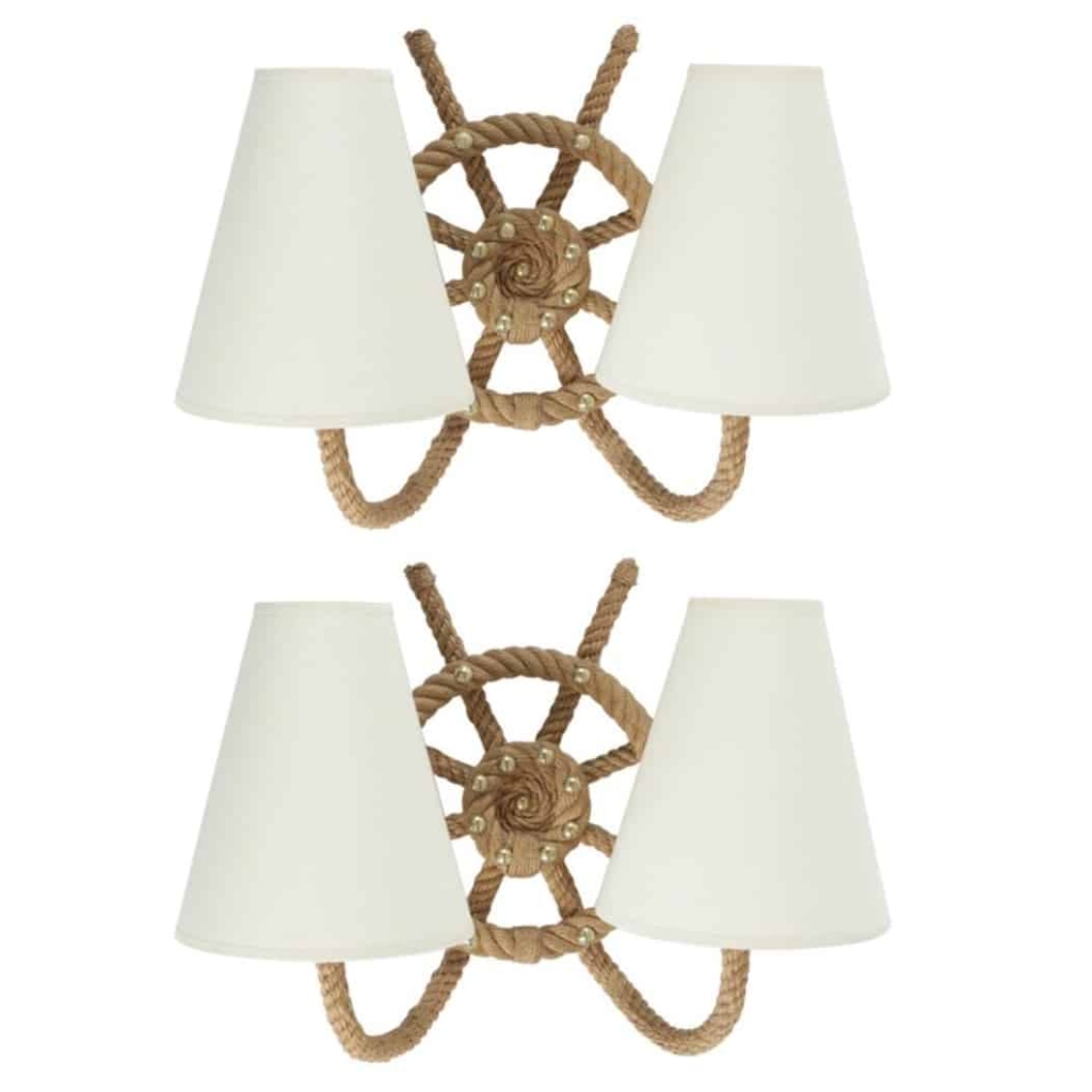 Paire d’Appliques Audoux Minet 1950 2