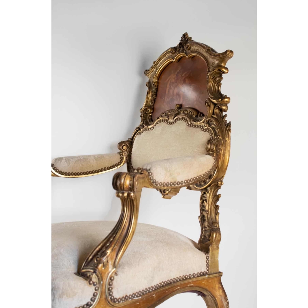 Paire de Fauteuils Rococo par Louis Majorelle 1890