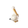 Valérie Courtet, Sculpture pélican en grès émaillé, travail contemporain | Biron ||||||||