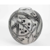 René Lalique Vase « Baies » Emaillé Noir | Biron René Lalique Vase "Baies" Emaillé Noir