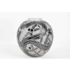 René Lalique Vase « Baies » Emaillé Noir | Biron René Lalique Vase "Baies" Emaillé Noir