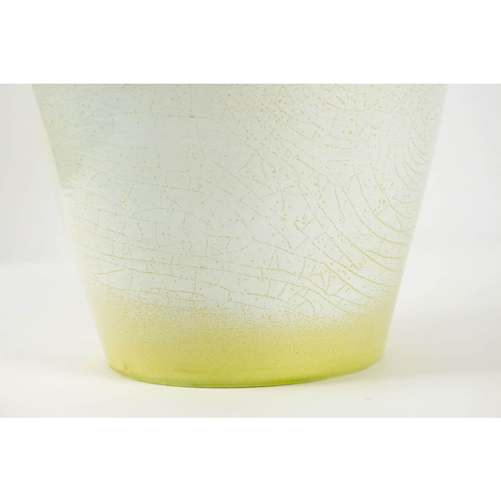 Grand vase en faïence signé accolay – céramique année 50 | Biron Grand vase en faïence signé accolay - céramique année 50