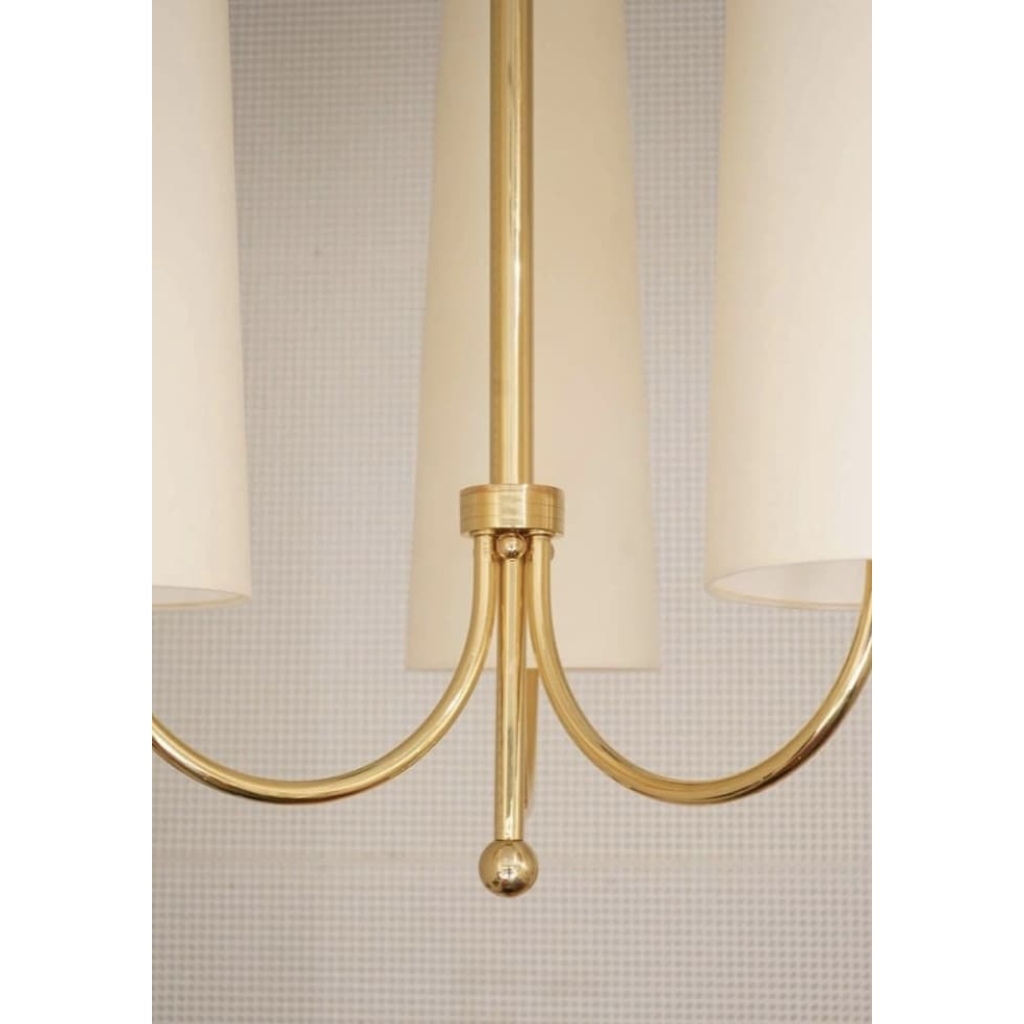 Paire de grands lustres Maison Honoré 1960 | Biron Paire de grands lustres Maison Honoré 1960