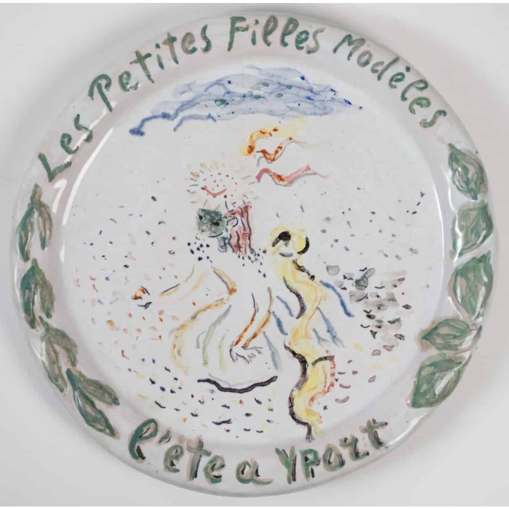 Assiettes en faïence peintes par Constantin Terechkovitch (1902 -1978) – céramique année 50 | Biron Assiettes en faïence peintes par Constantin Terechkovitch (1902 -1978) - céramique année 50