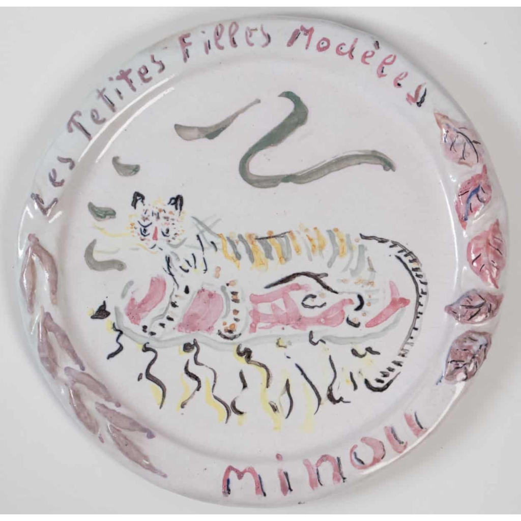 Assiettes en faïence peintes par Constantin Terechkovitch (1902 -1978) – céramique année 50 | Biron Assiettes en faïence peintes par Constantin Terechkovitch (1902 -1978) - céramique année 50