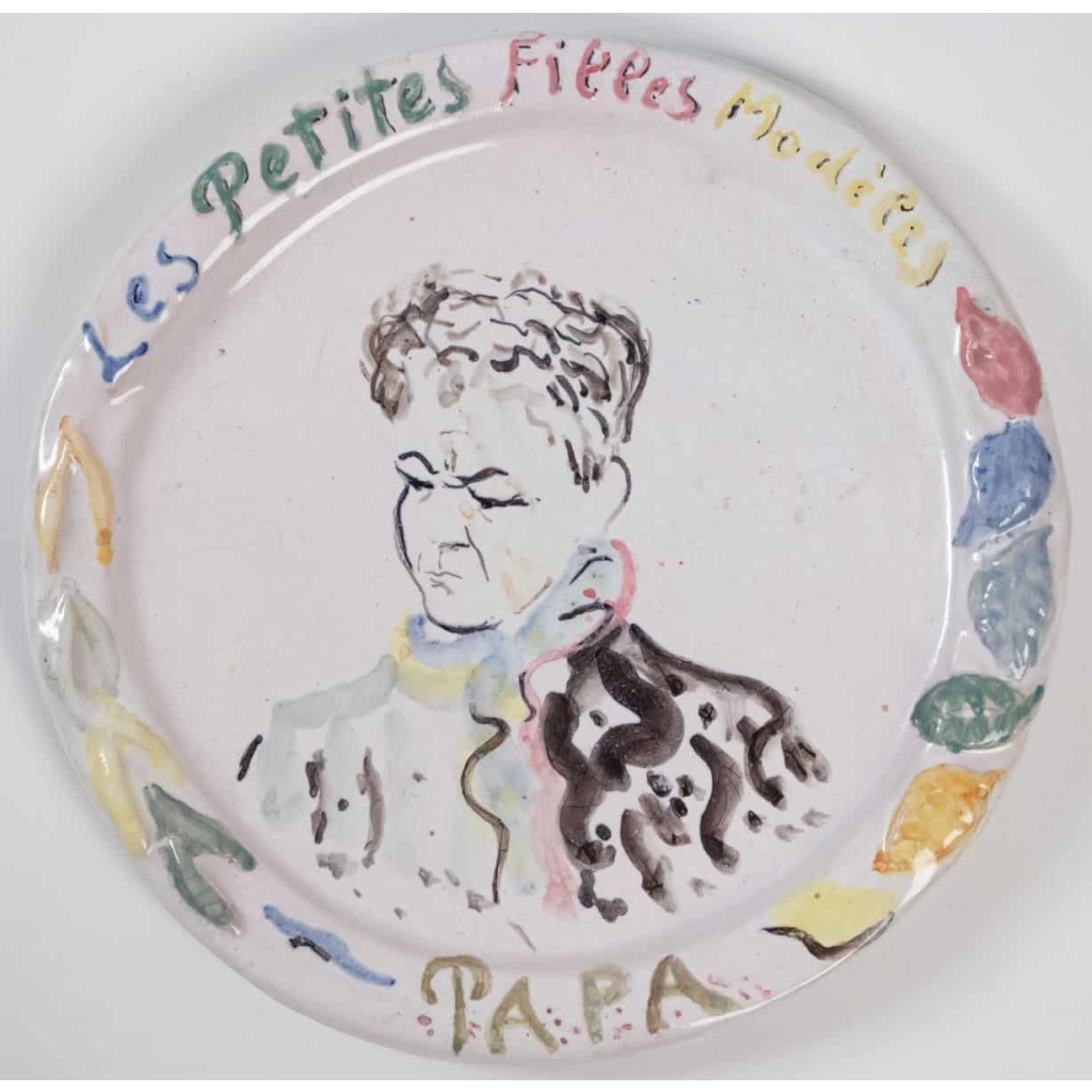 Assiettes en faïence peintes par Constantin Terechkovitch (1902 -1978) – céramique année 50 | Biron Assiettes en faïence peintes par Constantin Terechkovitch (1902 -1978) - céramique année 50