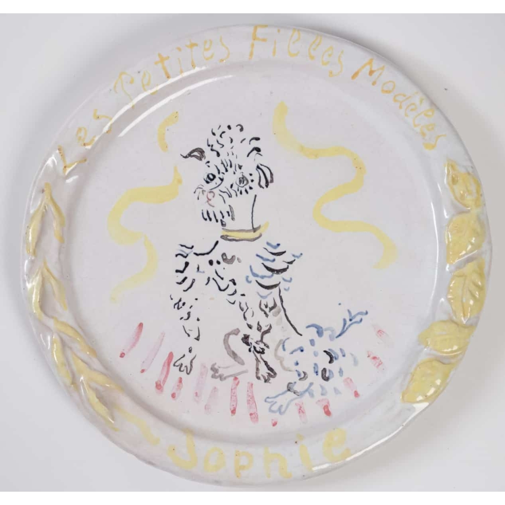 Assiettes en faïence peintes par Constantin Terechkovitch (1902 -1978) – céramique année 50 | Biron Assiettes en faïence peintes par Constantin Terechkovitch (1902 -1978) - céramique année 50
