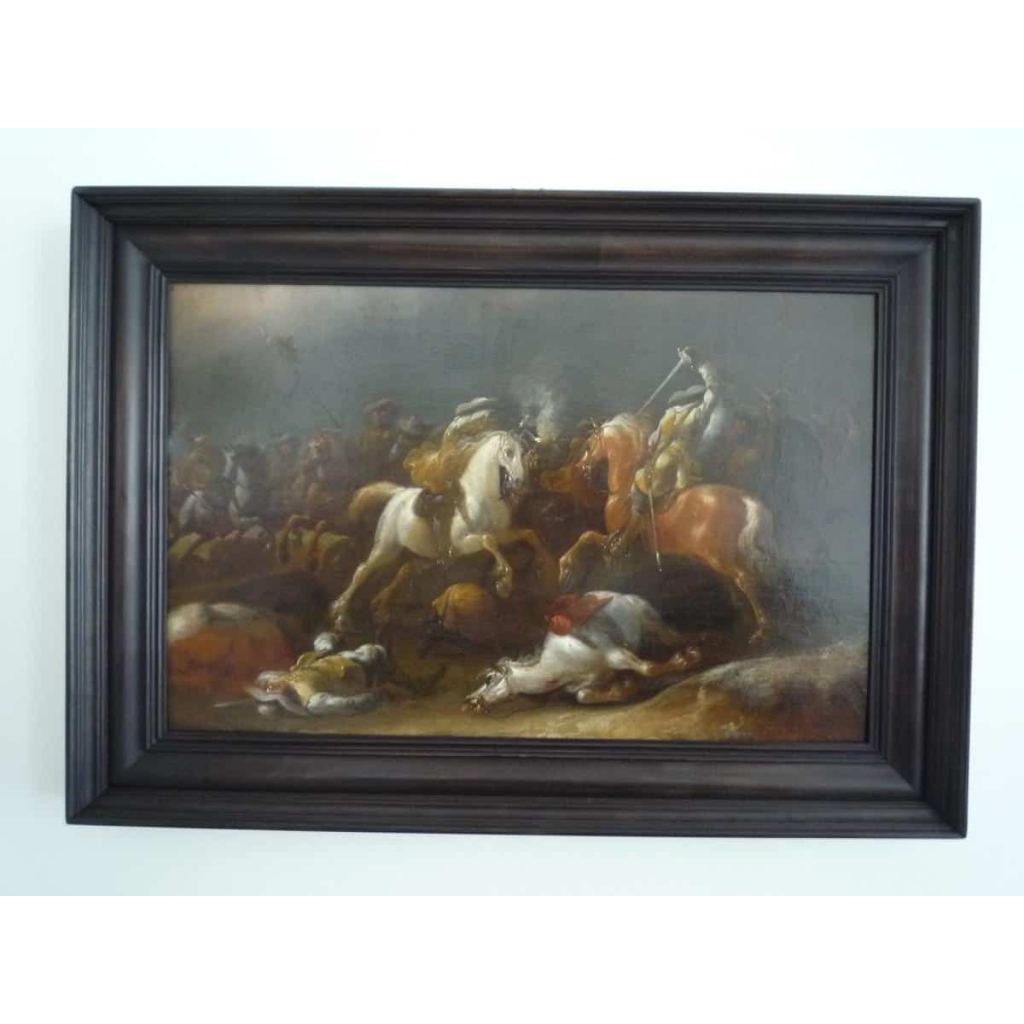 Paire "choc de cavalerie" par Jan Jacobsz van der Stoffe