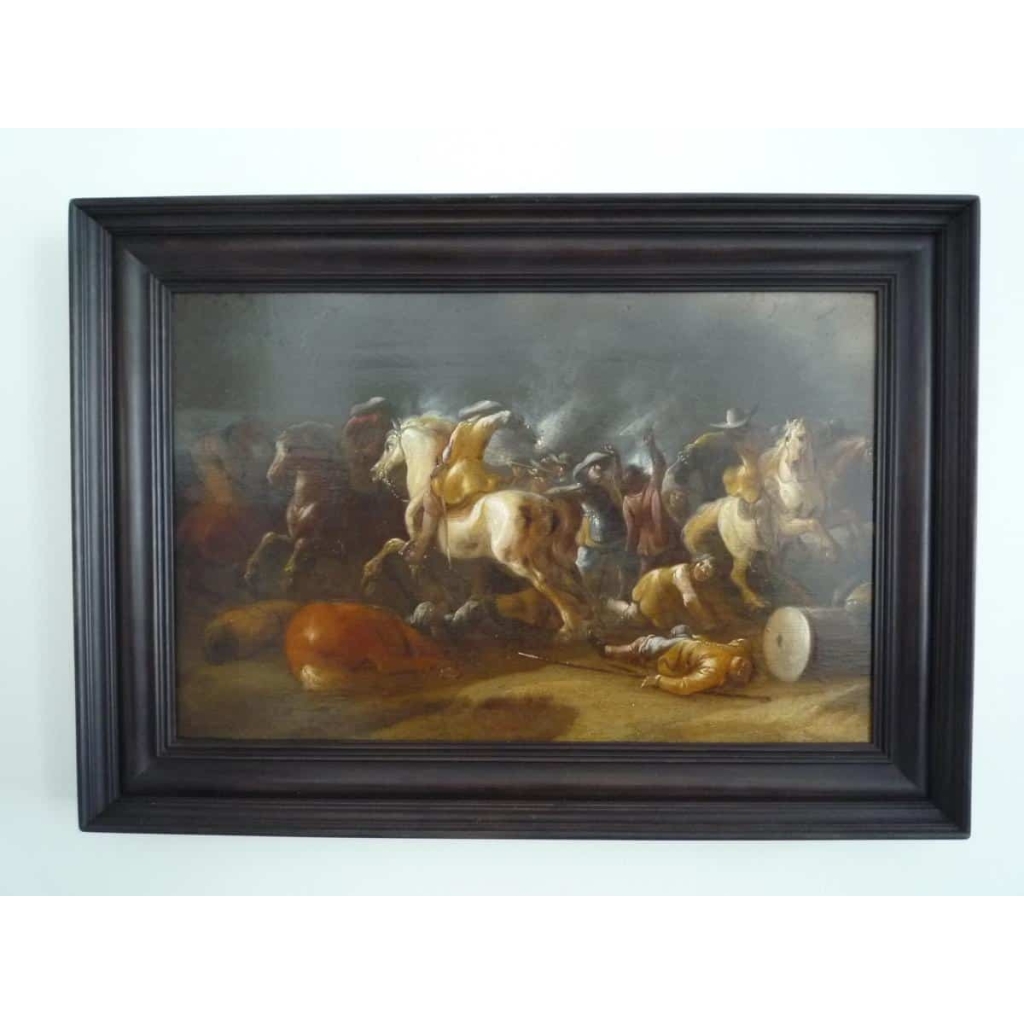 Paire "choc de cavalerie" par Jan Jacobsz van der Stoffe