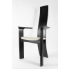 Suite De 8 Chaises En Chêne Laqué Noir